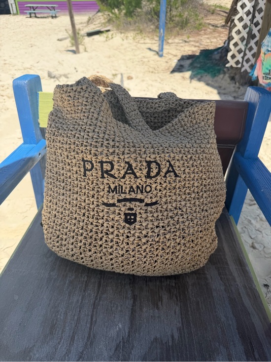 no brand Handbags - Milano Natural Straw Tote